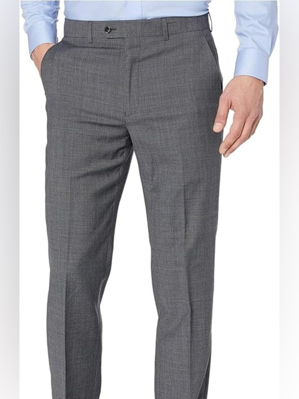 Ralph Lauren wool Classic Men's Gray Dress Pants - Tailored Fit